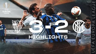 SEVILLA 32 INTER  HIGHLIGHTS  201920 UEFA Europa League Final 🏆⚫🔵 [upl. by Ottavia]