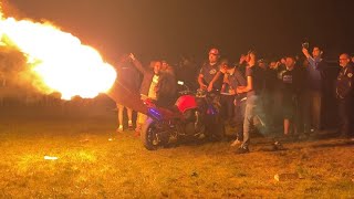 Camping bleu 24h Motos Le Mans 2022 🔥 Ambiance tout feu tout flamme 🔥 [upl. by Leon]