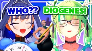 Fauna Teaches Kronii About Diogenes 【The Getting Over It Trials】【Kronii amp Fauna  holoEN】 [upl. by Primrose783]