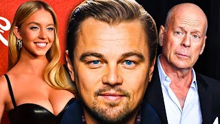 ¡Leo DiCaprio HUMILLADO por una modelo Sydney Sweeney ROMPE internet y Bruce Willis BAJÓ los brazos [upl. by Arat348]