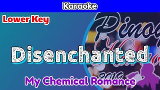 Disenchanted by My Chemical Romance Karaoke  Lower Key [upl. by Kleinstein]