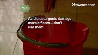 How to Clean a Marble Floor [upl. by Aynek143]