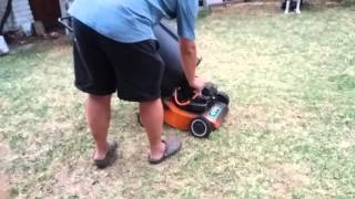 Biogas lawnmower [upl. by Jerman915]