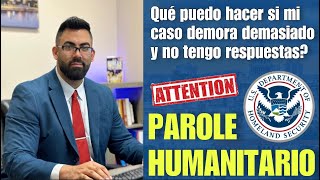 ¿QUÉ PUEDO HACER SI MI CASO DE PAROLE HUMANITARIO DEMORA DEMASIADO Y NO TENGO RESPUESTAS [upl. by Kopp]