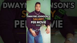 Dwayne Johnson’s Movie Salary Evolution 💰🎬 movies hollywood [upl. by Llacam441]