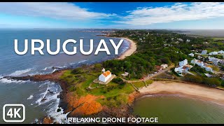 Unique Uruguay 4K Drone Footage with Relaxing Music [upl. by Carilyn]