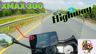 Yamaha Xmax 300First Highway RideNew Top SpeedMotovlogRiding Adventure [upl. by Eico683]