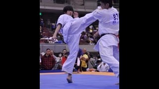 【新極真会】第17回全関東大会 中量級 準決勝2 SHINKYOKUSHINKAI KARATE [upl. by Gayle]