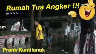 Prank Kuntilanak Di Rumah Tua Terbengkalai viral hororkomedi lucu videolucu [upl. by Rostand]