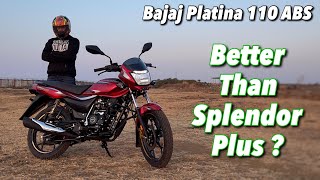 New Bajaj Platina 110 ABS Review  Crazy VFM Motorcycle 🔥 [upl. by Quenna]