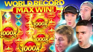 THE WORLDS FIRST GATES OF OLYMPUS 1000 MAX WIN AYEZEE 15 MILLION DOLLAR RECORD WIN [upl. by Enalda]