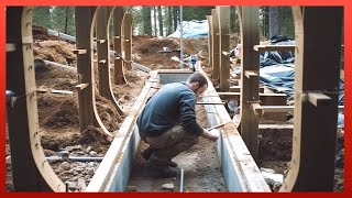 Family Builds Amazing Mountain House in 30 Months  Start to Finish Construction woodjunkieyt [upl. by Llennoj]