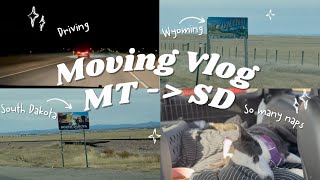 MOVING VLOG  Missoula Montana to Rapid City South Dakota [upl. by Ayenat524]