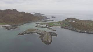 Lovund Rorbuer Fuglefjell  Flying Over Norway [upl. by Terrab]