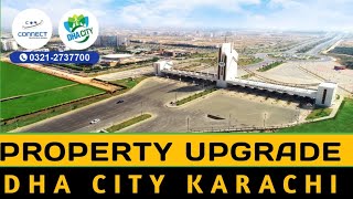 Best time to upgrade your property  move from one place to another best location  dha city Karachi [upl. by Akiehsat849]