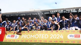 GAMEDAY  Ipswich Town are promoted to the Premier League [upl. by Killoran]