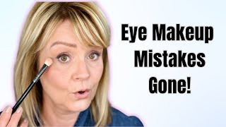 Mature Makeup Tip  Say Goodbye to Eye Shadow Disasters [upl. by Norine]