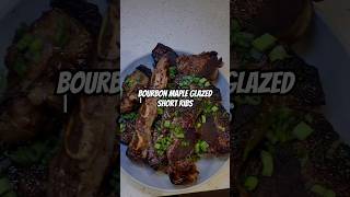 Let’s make dinner Bourbon Maple Glazed Short Ribs🔥🔥🔥 easyrecipe [upl. by Shaer615]