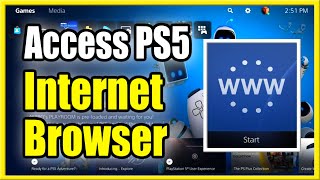 How to Access PS5 Internet Browser amp Adjust Settings Fast Method [upl. by Leuqram987]