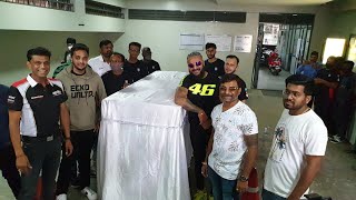 First in India  Unboxing Indias 1st amp 2nd Aprilia RS 660  2 Colors Walkaround in 4K 60FPS [upl. by Ninnahc]