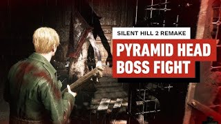 Silent Hill 2 Remake First Look at Pyramid Head Boss Fight [upl. by Einalam571]