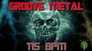 🥁Groove Metal Style Drum Track  115 BPM FREE WAV amp MIDI DOWNLOAD [upl. by Tiler]