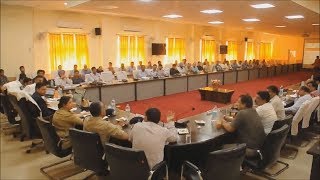 Div Com reviews status of four Laning of NH at Ramban [upl. by Avilys]