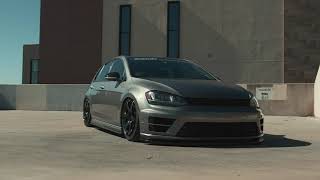 Rotiform KB1 Satin Black VW Golf R NPR 4K [upl. by Auqinahc380]