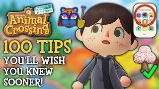 100 Tips I WISH I Knew Sooner In Animal Crossing New Horizons [upl. by Cranford355]