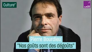 Pierre Bourdieu  quotNos goûts sont des dégoûtsquot [upl. by Eenhat692]