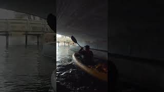 Itiwit X100 2P in tunnel  test of Itiwit X100 tandem inflatable kayak [upl. by Grail244]