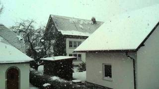 Schneeschauer vom 6 Dezember 2011 [upl. by Eremahs]