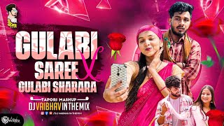 Gulabi Saree X Gulabi Sharara  Tapori Mashup  Sanju Rathod  Dj Vaibhav in the mix Marathi Dj Song [upl. by Goraud]