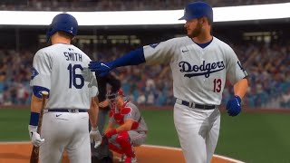 Back to Back Homeruns at Dodger Stadium  MLB The Show 24 Online Rated [upl. by Grania]