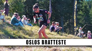 Oslos Bratteste 2024  Heidi Weng og Anders Haga vant Oslos bratteste motbakkeløp [upl. by Alaaj]