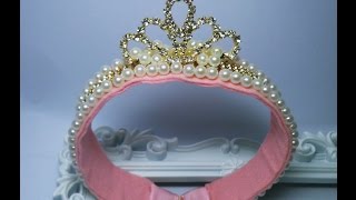 Como fazer Tiara de princesa Aula 24 [upl. by Darci92]