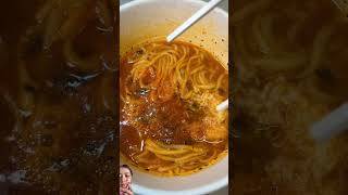 lazy tomato soup ramen recipe asmr koreanfood [upl. by Dirgis]