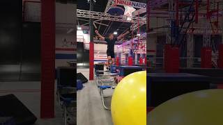 Ninja Trampoline Circus Jump Stunt 😯🔥 shorts [upl. by Harald51]