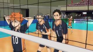 Karasuno VS Nekoma The Dumpster Battle Kenma POV [upl. by Yate]