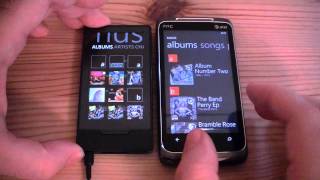 Windows Phone 7 vs Zune HD  Pocketnow [upl. by Eillo]