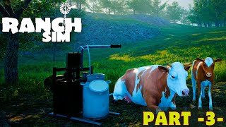 Ranch Simulator Part 3 Complete the mission and buy a cow [upl. by Joselow3]