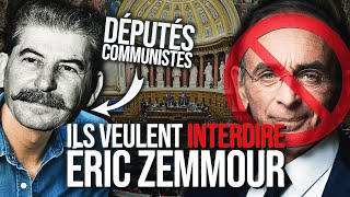 Les députés COMMUNISTES déposent une résolution pour interdire Eric Zemmour [upl. by Gazzo]