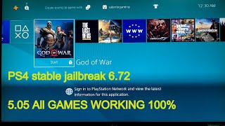 PS4 JAILBREAK 672 Stable all games work GOD OF WAR  The Last of Us PS4 exclusive games [upl. by Sualokcin]