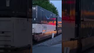 CSX intermodal entering LaGrange Kentucky [upl. by Akirahc201]