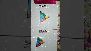 which color is best  pencil color 🆚 sketch color shorts satisfying viralvideo youtubeshorts [upl. by Honna]