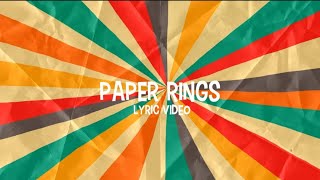 Taylor Swift  Paper Rings Lyric Video [upl. by Lotsirk]