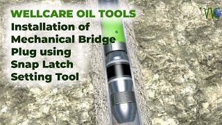 Installation of Mechanical Bridge Plug using Snap Latch Setting Tool [upl. by Maegan199]