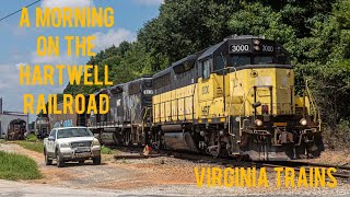 Virginia Trains  A morning on the Hartwell Railroad [upl. by Svensen421]