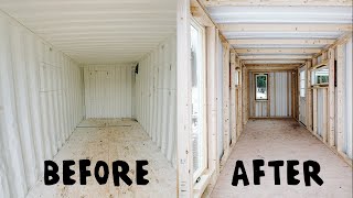 72 Hour Shipping Container TRANSFORMATION [upl. by Adranoel]