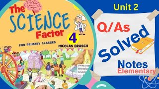 Oxford Science Factor grade 4 Unit 2 solved Question Answers  Complete Notes  The Animal World [upl. by Ardnola]